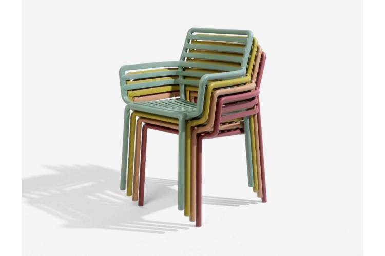 Кресло пластиковое Doga Nardi табак-4