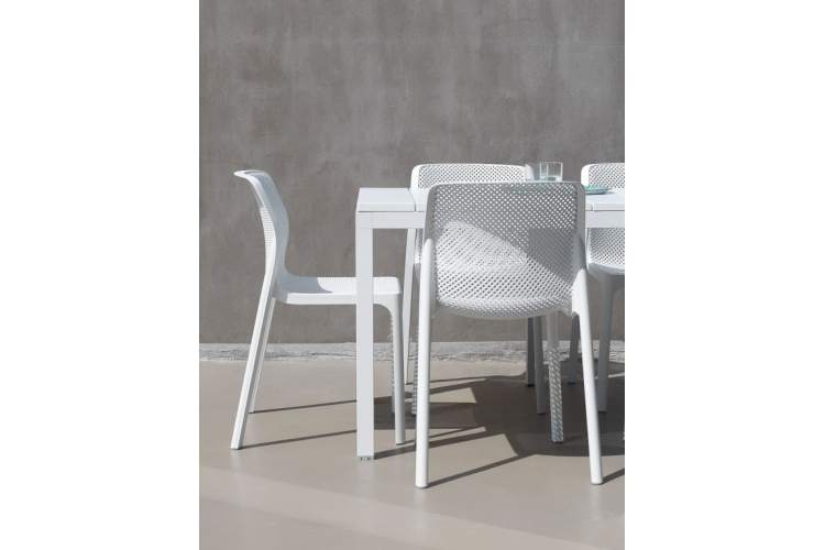 Стол пластиковый раздвижной Rio 140 Extensibile Nardi белый-7