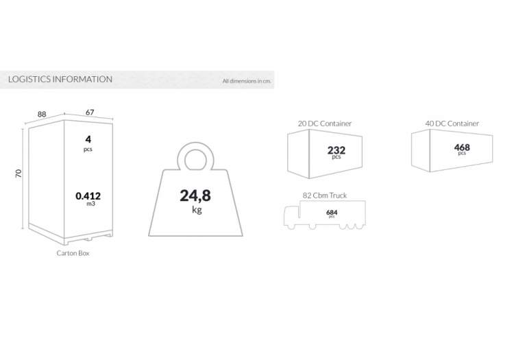 Лаунж-кресло пластиковое Sky Lounge Siesta Contract бежевый-3