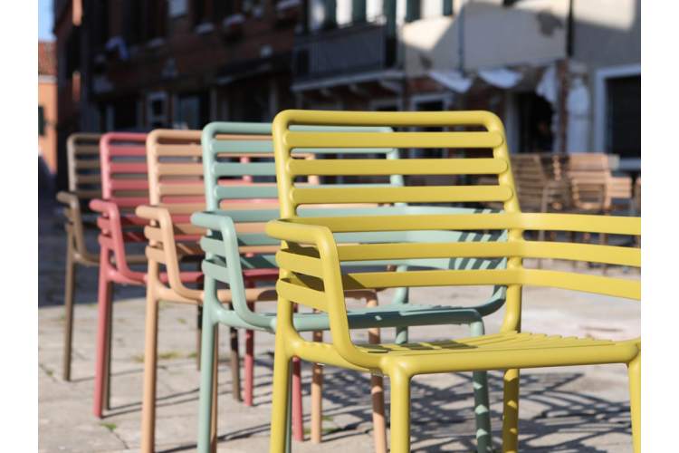 Кресло пластиковое Doga Nardi табак-8