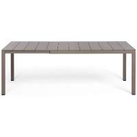 Стол металлический раздвижной Rio Alu 140 Extensibile Nardi тортора