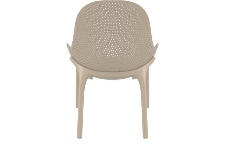 Лаунж-кресло пластиковое Sky Lounge Siesta Contract бежевый-7