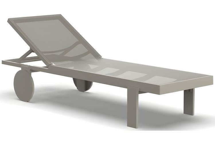 Лежак пластиковый Gatsby Basic Vondom тортора-3