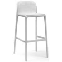 Стул пластиковый барный Lido Nardi белый