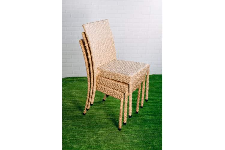 Стул плетеный Dove ReeHouse бежевый люкс-4