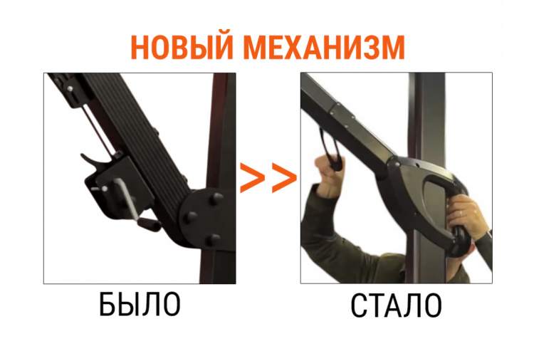 Зонт профессиональный 3х3 м Banana Plus Premier THEUMBRELA SEMSIYE EVI черный, натуральный-5