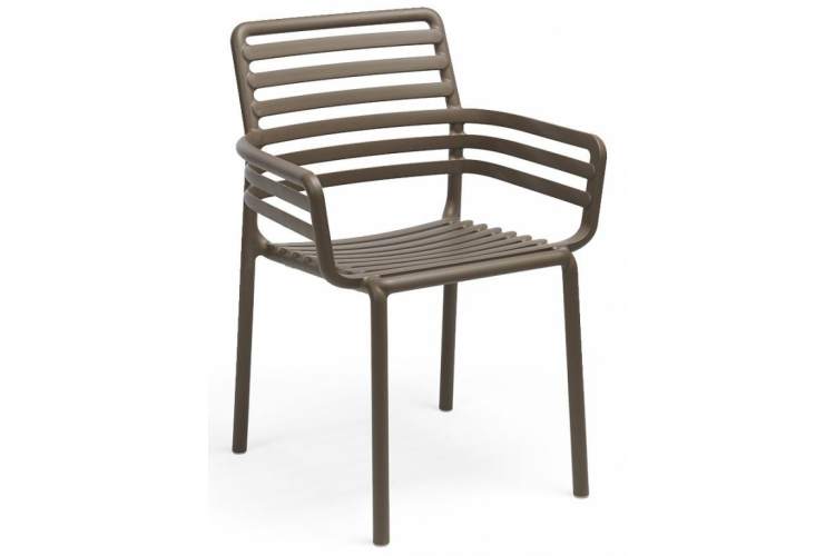 Кресло пластиковое Doga Nardi табак