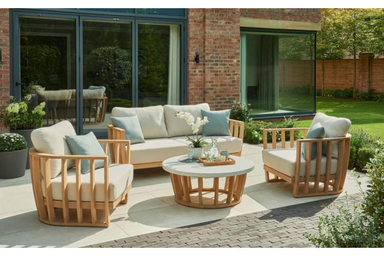 Комплект деревянной мебели Woodland Tagliamento натуральный, бежевый-7