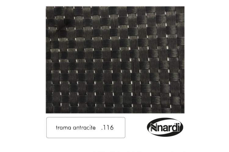 Шезлонг-лежак пластиковый Alfa Nardi антрацит-4