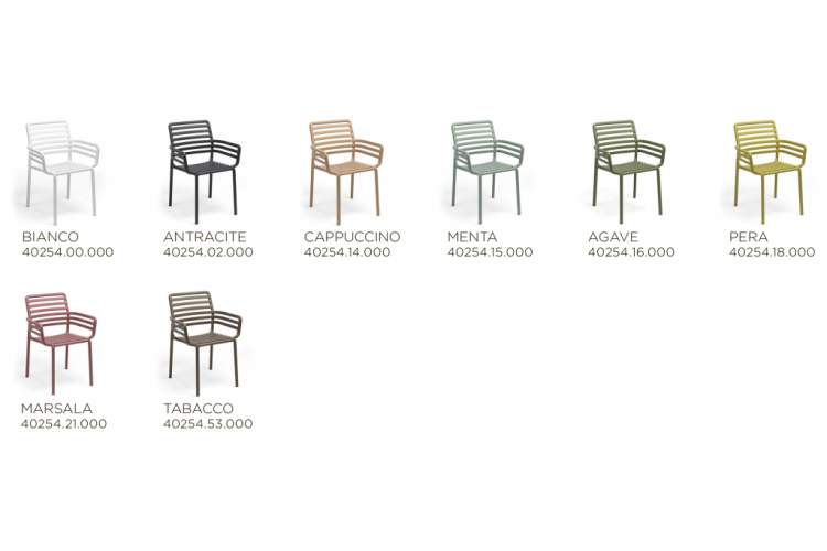 Кресло пластиковое Doga Nardi табак-2