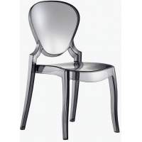 Прозрачный стул Стул прозрачный Queen PEDRALI серый пластиковый