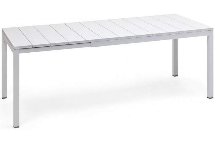Стол пластиковый раздвижной Rio 140 Extensibile Nardi белый