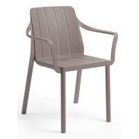 Кресло пластиковое Tiberina Nardi тортора