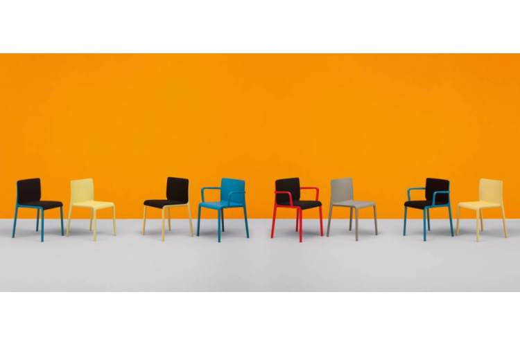 Стул пластиковый Volt PEDRALI желтый-7