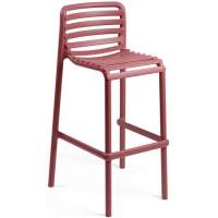 Стул пластиковый барный Doga Stool Nardi марсала Стул пластиковый барный Doga Stool Nardi марсала
