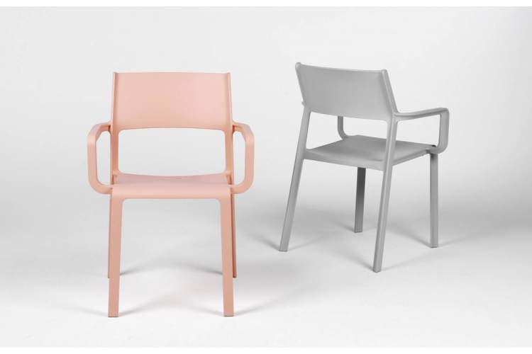 Кресло пластиковое Trill Armchair Nardi розовый-6