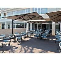 Зонт профессиональный 3х4 м Astro Carbon Scolaro графит, слоновая кость