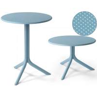 Стол пластиковый обеденный Step + Step Mini Nardi голубой