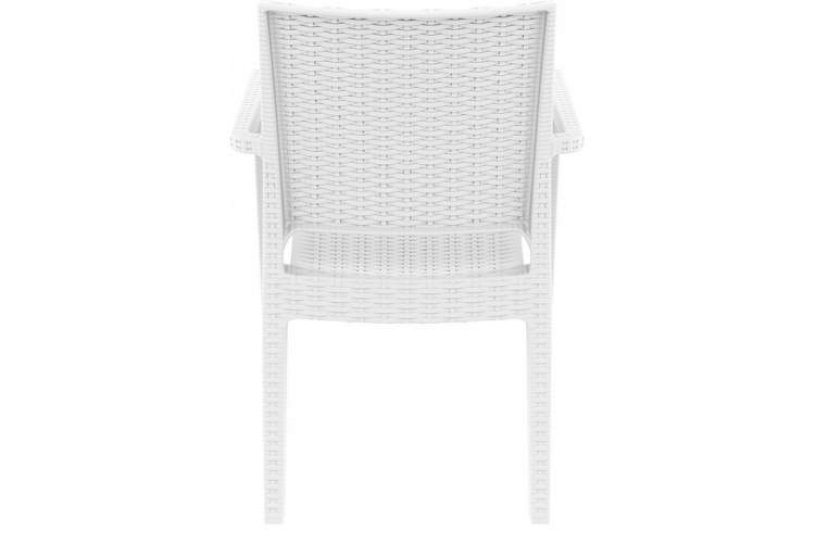 Комплект пластиковой мебели Miami Ibiza Siesta Contract белый-8