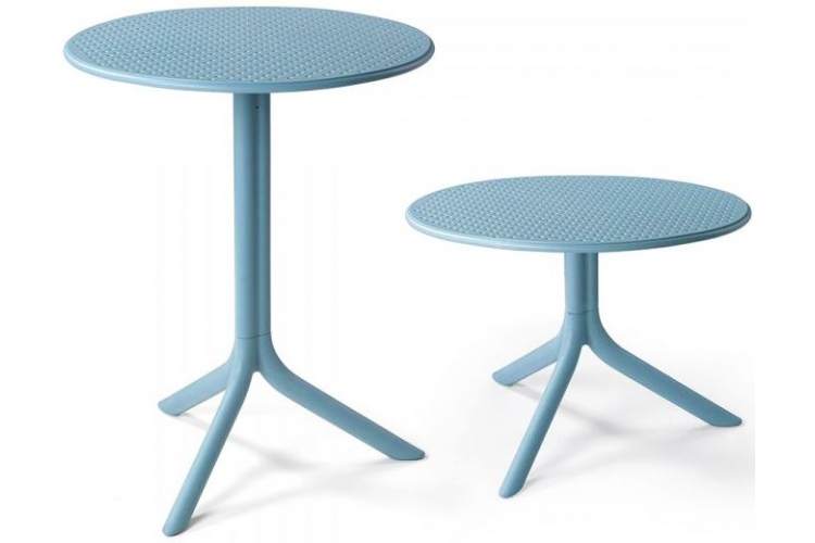 Стол пластиковый обеденный Step + Step Mini Nardi голубой-4