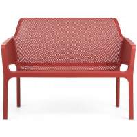Диван пластиковый Net Bench Nardi коралловый пластиковый