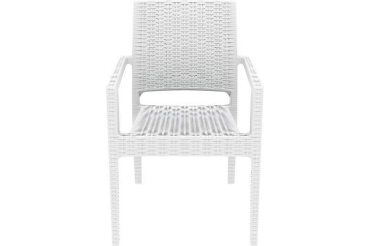 Комплект пластиковой мебели Miami Ibiza Siesta Contract белый-7