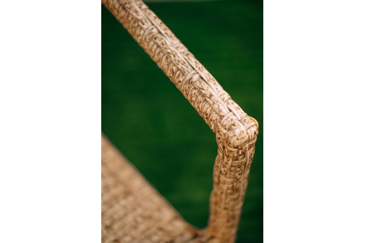 Кресло плетеное Dove ReeHouse бежевый люкс-6