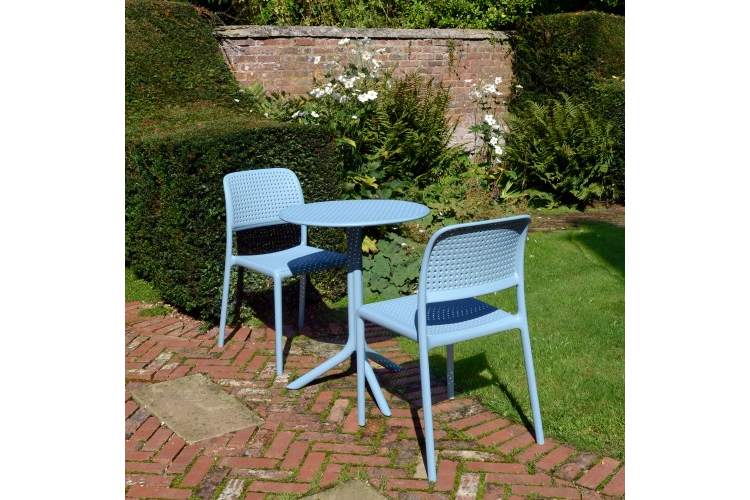 Стол пластиковый обеденный Step + Step Mini Nardi голубой-5