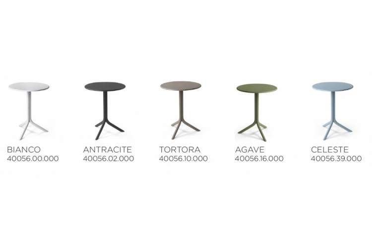 Стол пластиковый обеденный Step + Step Mini Nardi голубой-2