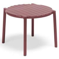 Столик пластиковый журнальный Doga Nardi марсала пластиковый