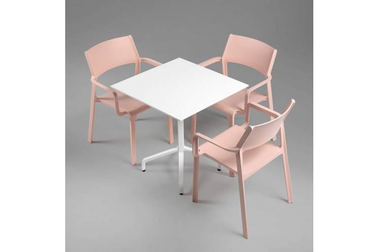 Кресло пластиковое Trill Armchair Nardi розовый-7