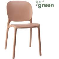 Стул пластиковый Hug Go Green Scab Design карамельный
