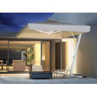 Зонт профессиональный 3х3 м Pompei Braccio Scolaro белый, слоновая кость