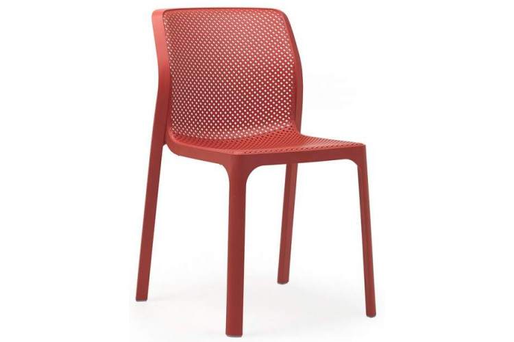 Стул пластиковый Bit Nardi коралловый