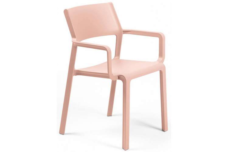 Кресло пластиковое Trill Armchair Nardi розовый