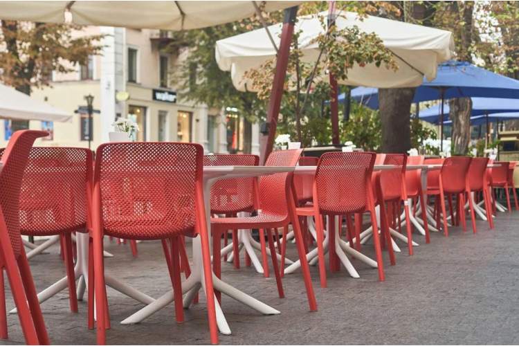 Стул пластиковый Bit Nardi коралловый-4