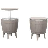 Стол пластиковый мини-бар Nova Cool Bar Tagliamento тортора, белый, тортора пластиковый