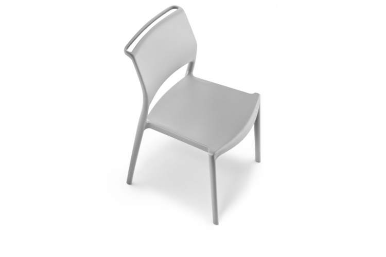 Стул пластиковый Ara PEDRALI серый-5