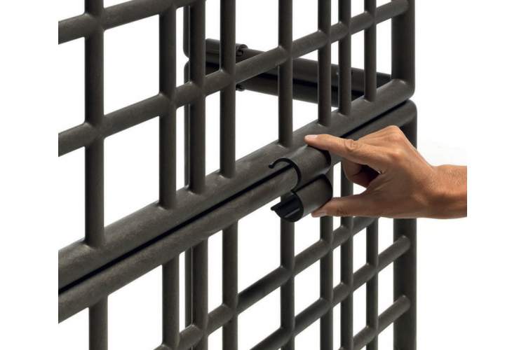 Кашпо пластиковое модульное Sipario 3 Nardi кактус-8