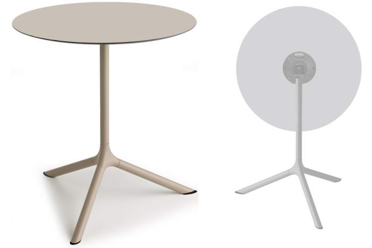 Стол ламинированный обеденный складной Tripe Maxi Folding Scab Design тортора, тортора