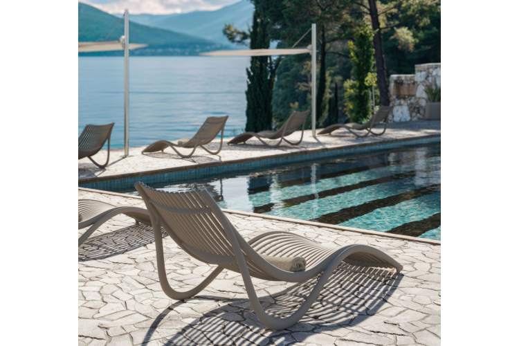 Лежак пластиковый Ibiza Basic Vondom тортора-5