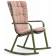 Кресло-качалка пластиковое с подушкой Folio Nardi агава, розовый