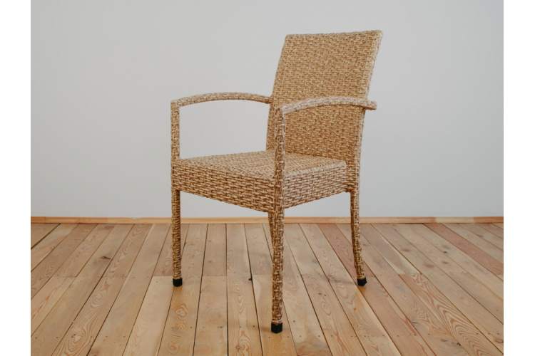 Кресло плетеное Dove ReeHouse бежевый люкс-8