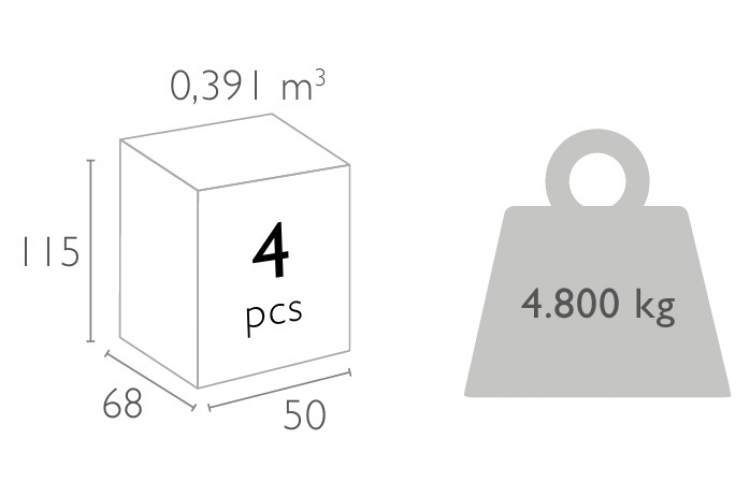 Стул пластиковый полубарный Portofino Siesta Contract бежевый-3
