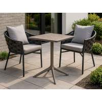 Комплект мебели Clip 70 Torino Tagliamento тортора, антрацит, темно-серый