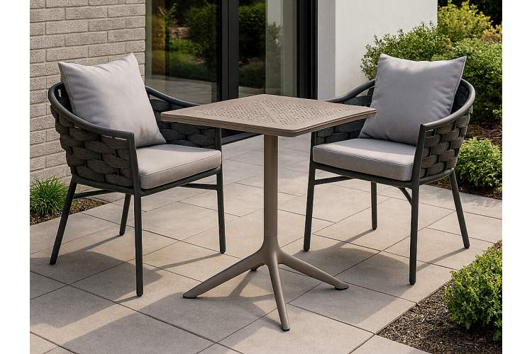 Комплект мебели Clip 70 Torino Tagliamento тортора, антрацит, темно-серый