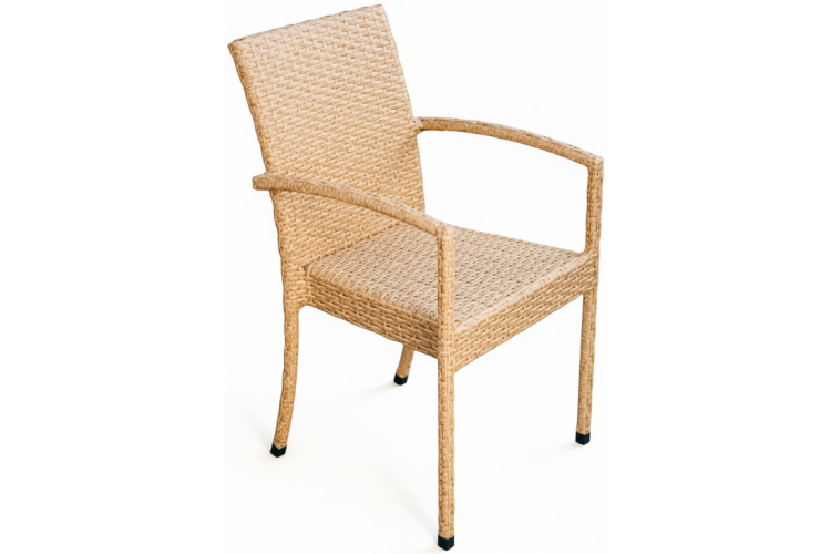 Кресло плетеное Dove ReeHouse бежевый люкс