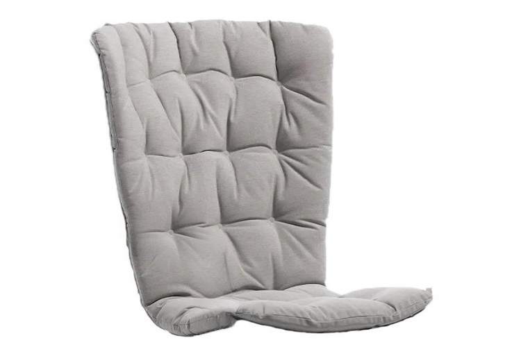 Лаунж-кресло пластиковое с подушкой Folio Nardi тортора, серый-7