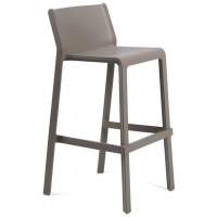 Стул пластиковый барный Trill Stool Nardi тортора Стул пластиковый барный Trill Stool Nardi тортора