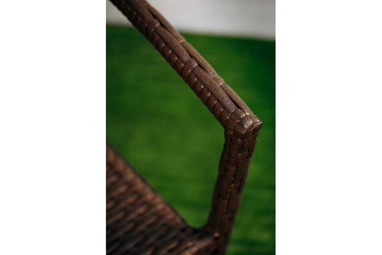 Кресло плетеное Dove ReeHouse коричневый люкс-8